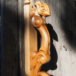 Деревянная дверная ручка Соболь