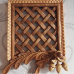 Вентиляционная деревянная решетка "Дубовая"