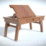 Деревянный столик под ноутбук (проект)