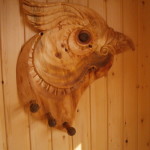 Резная деревянная вешалка "Амурский рябчик" - своими руками  Урок.